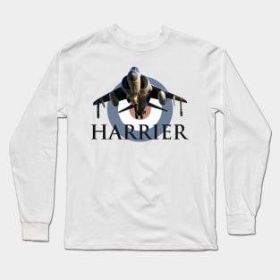 Sea Harrier Jump Jet and Roundel Long Sleeve T-Shirt